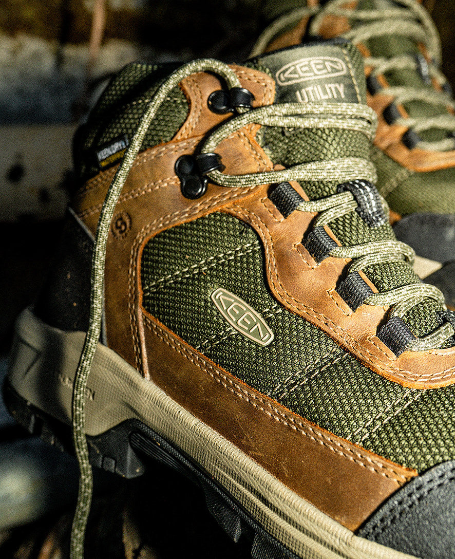 Men's Skokie Waterproof Work Boot (Soft Toe) Forest Night/Black - Image 9