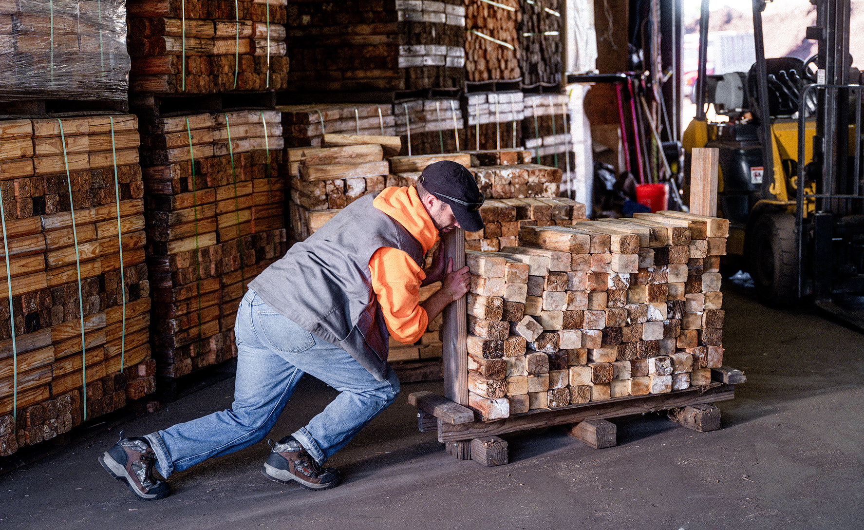 Men's Skokie Waterproof Work Boot (Soft Toe) Camo/Black - Image 7