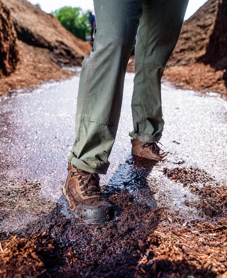 Women's Skokie Waterproof Work Boot (Soft Toe) Bison/Black - Image 8