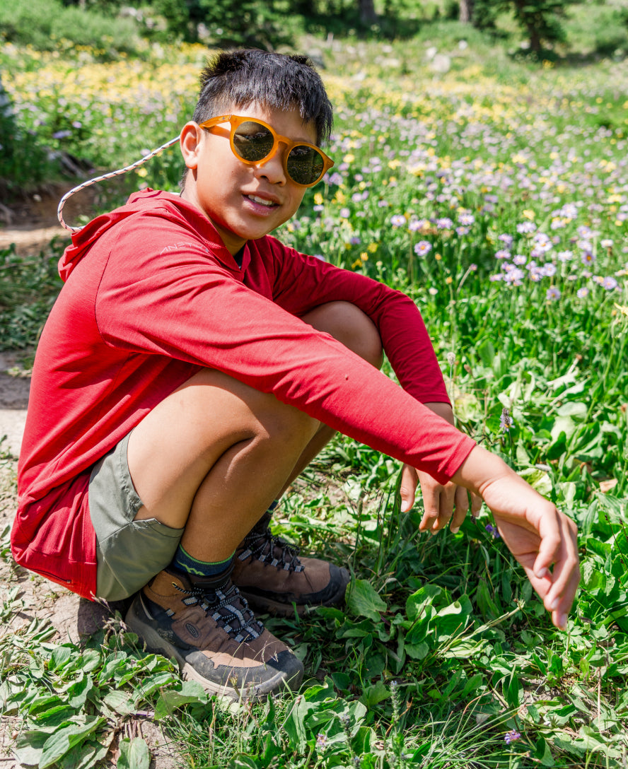 Little Kids' Targhee IV Waterproof Hiking Boot Bison/Brindle - Image 8