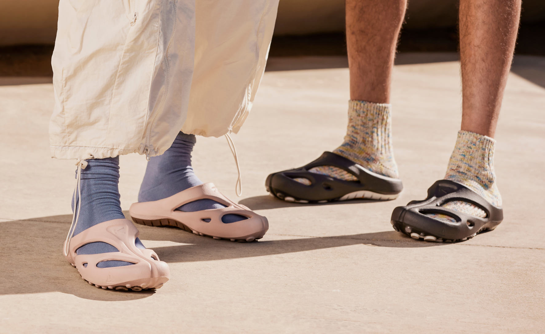 Men's Shanti Clog Black/Dawn Blue - Image 7