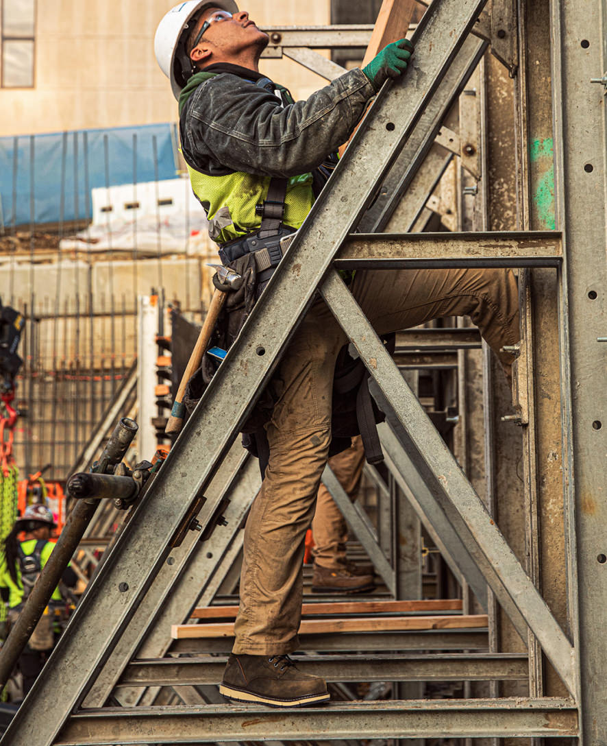 Men's San Jose 6" Waterproof Boot (Aluminum Toe) Cascade Brown/Black - Image 7