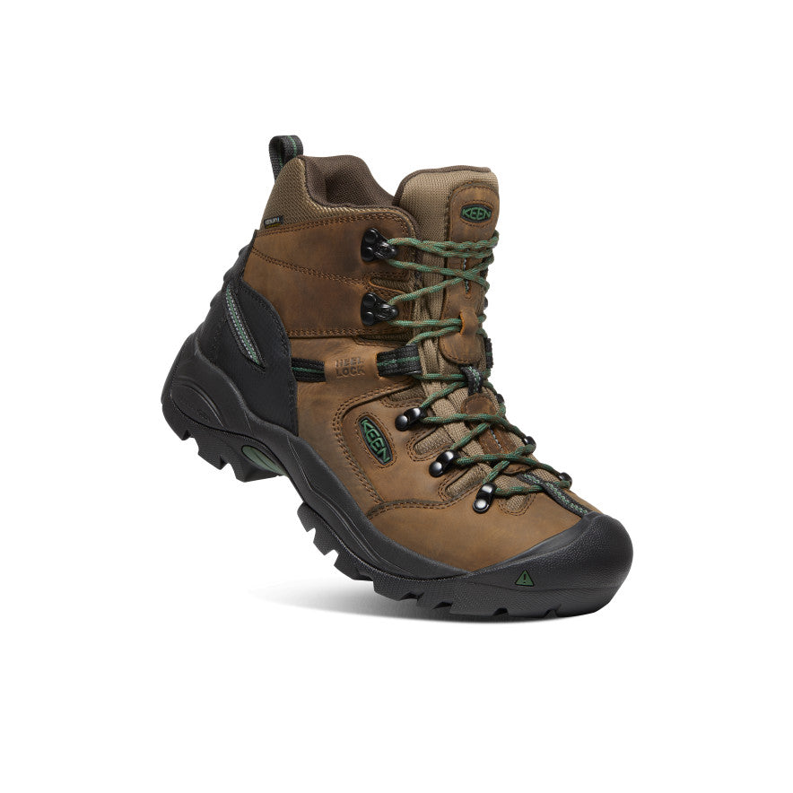 Men's Pittsburgh Energy 6" Waterproof Boot (Soft Toe) Cascade Brown/Greener Pastures - Image 3