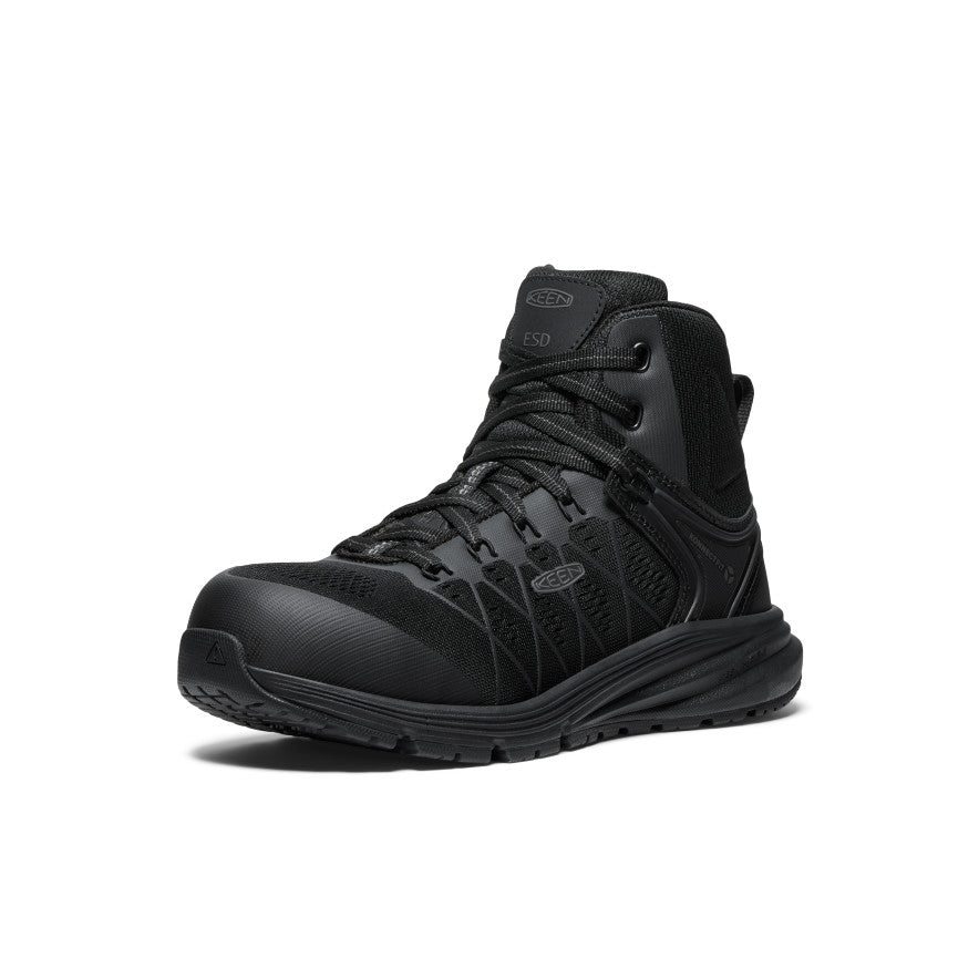 Women's Vista Energy Mid ESD (Carbon Toe) Black/Black - Image 3