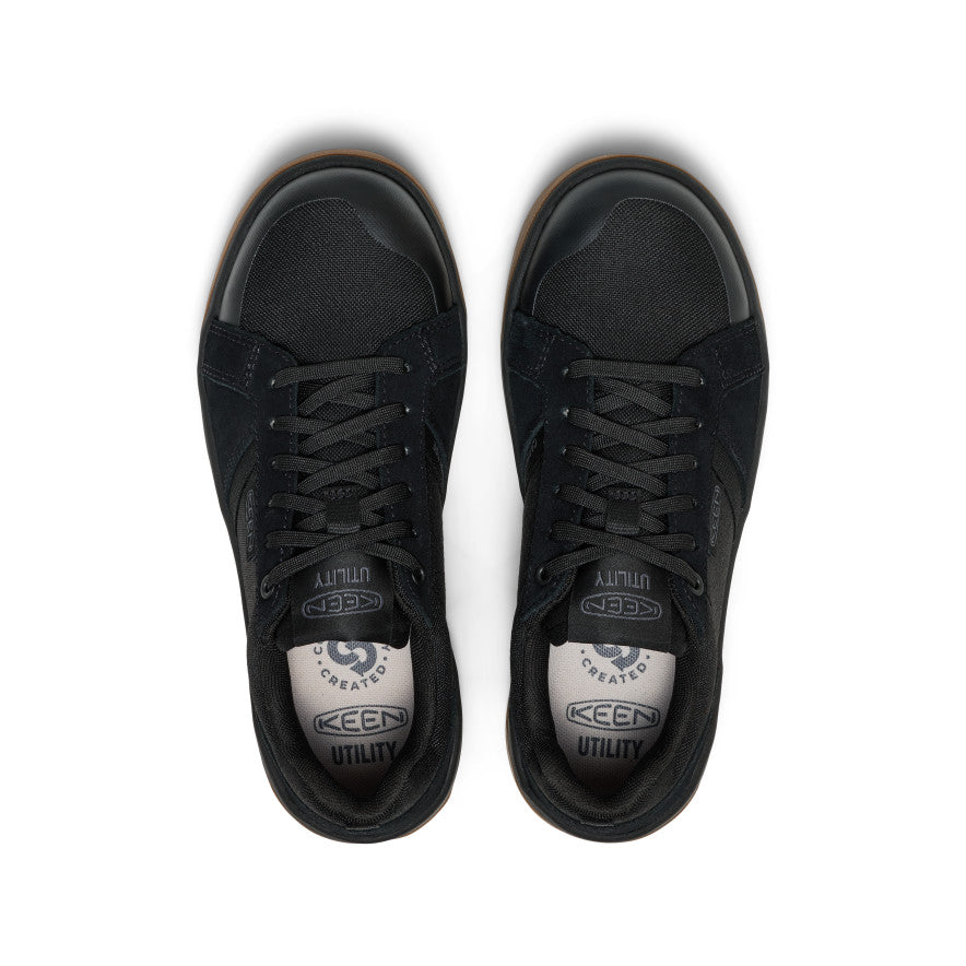 Women's Kenton Work Shoe (Carbon Toe) Black/Gum - Image 4