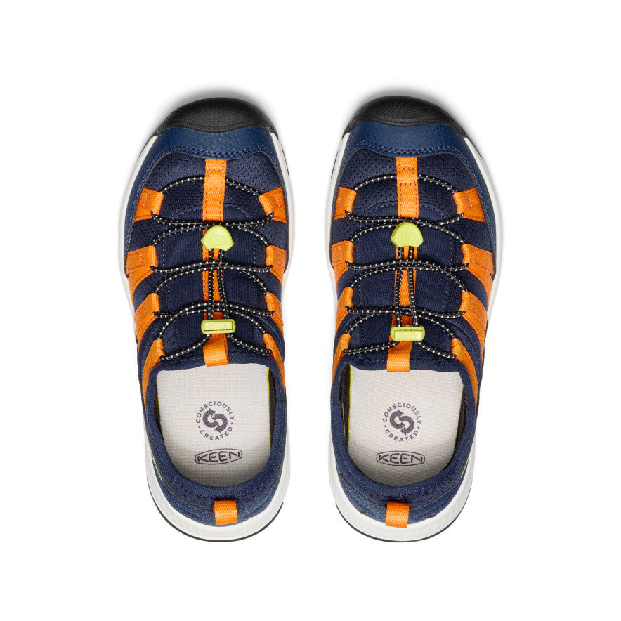 Big Kids' Motozoa Sneaker Naval Academy/Bright Marigold - Image 4