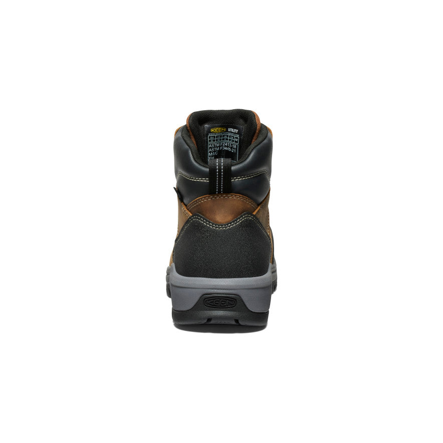 Men's Evanston 6" Waterproof Boot (Carbon Toe) Bison/Black - Image 5