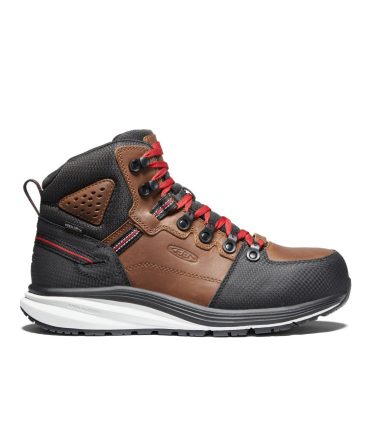 Men's Red Hook Waterproof Boot (Carbon Toe) Tobacco/Black