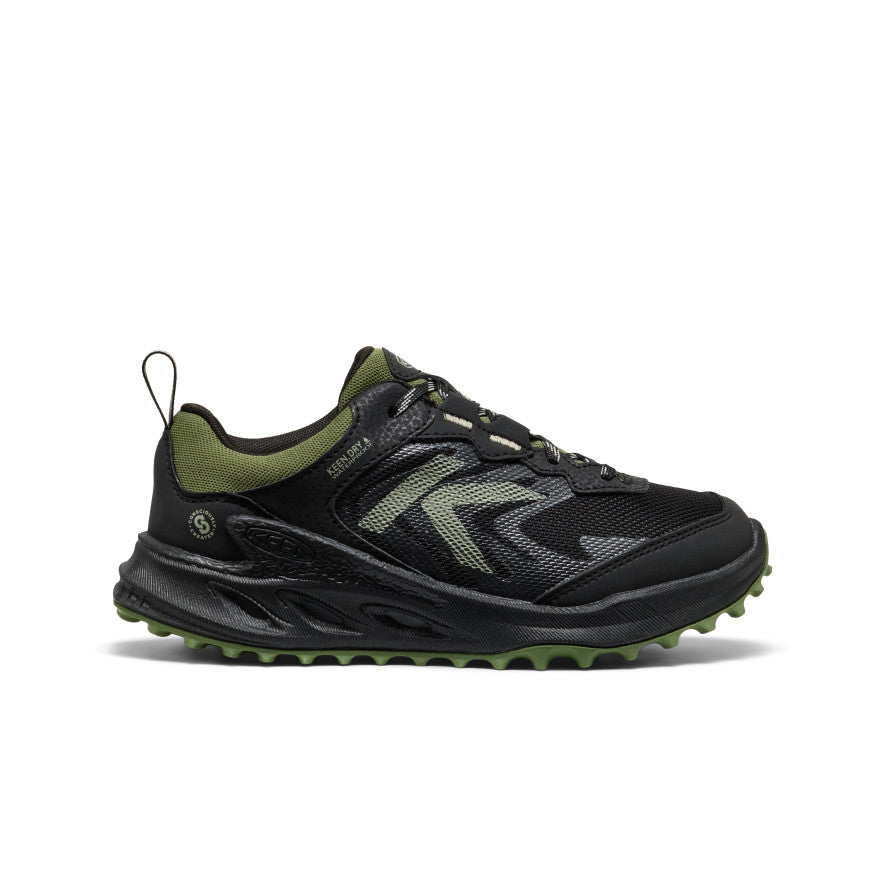 Big Kids' Zionic Waterproof Shoe Black/Bronze Green