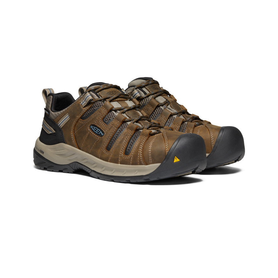 Men's Flint II Waterproof (Steel Toe) Cascade Brown/Orion Blue - Image 2