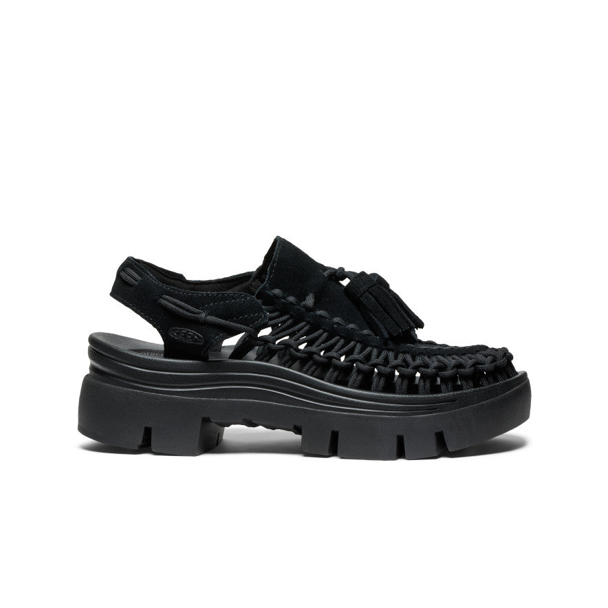 All Gender UNEEK PLT Tassel Sneaker Black/Black