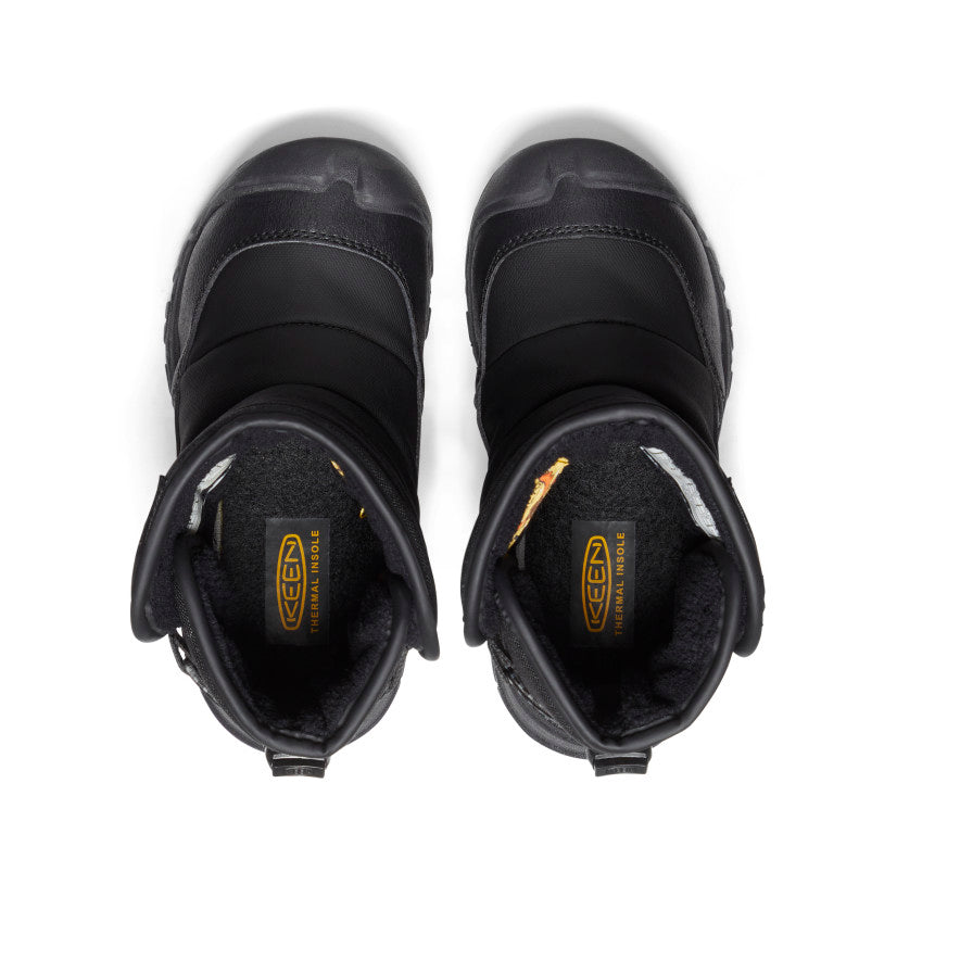 Little Kids' Puffrider Waterproof Winter Boot Black/Steel Grey - Image 4