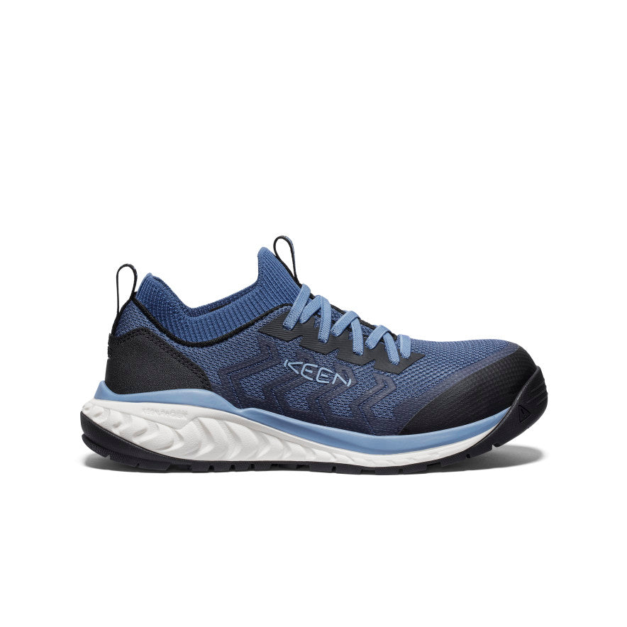 Women's Arvada Shift ESD Work Sneaker (Carbon Toe) Vintage Indigo/Faded Denim