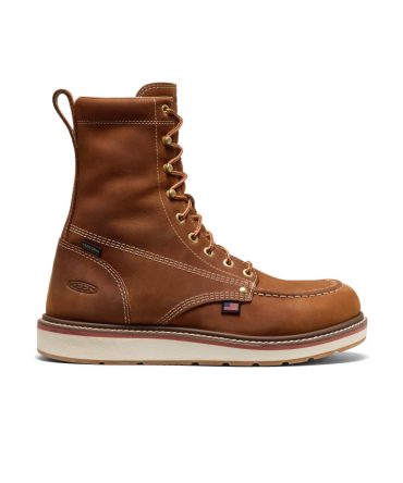 Men's Liberty 8" Waterproof Boot (Soft Toe) Leather Brown/Birch