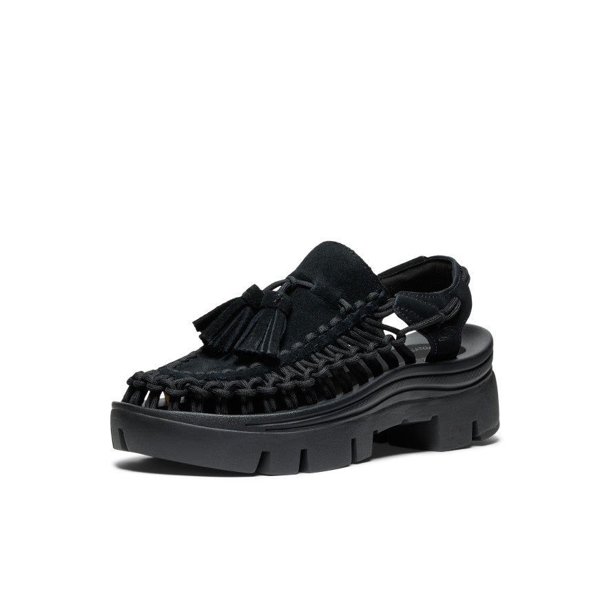 All Gender UNEEK PLT Tassel Sneaker Black/Black - Image 3