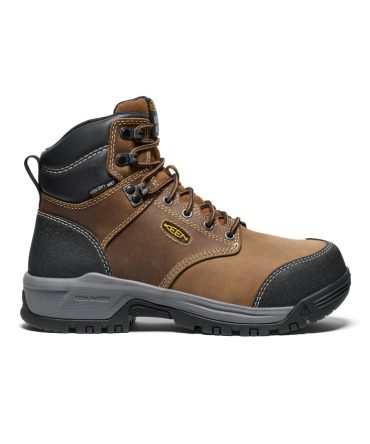 Women's Evanston 6" Waterproof Boot INT MET (Carbon Toe) Bison/Black