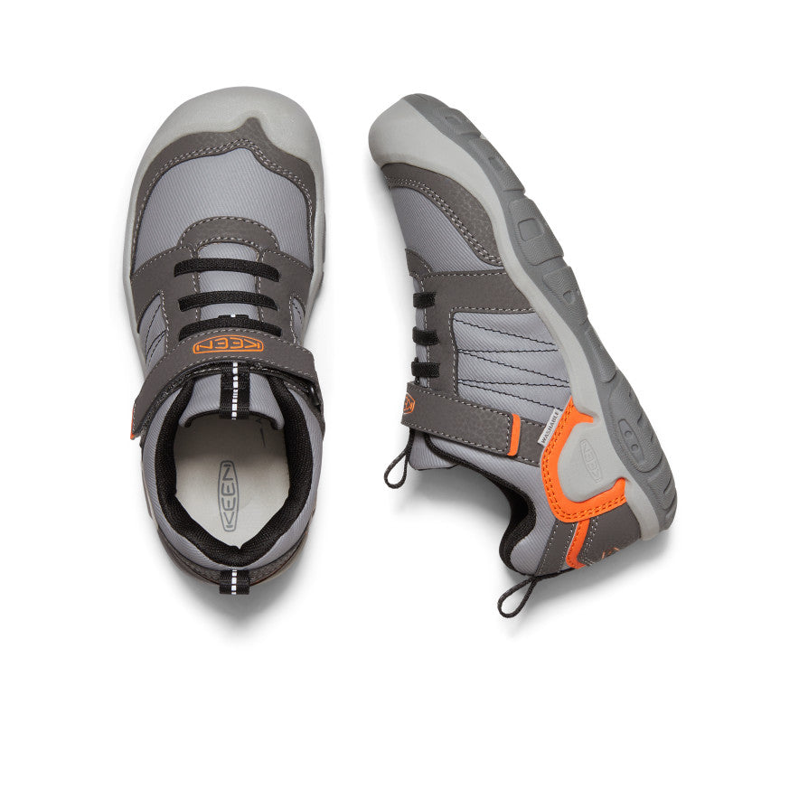 Big Kids' Knotch Peak Sneaker Magnet/Safety Orange - Image 4