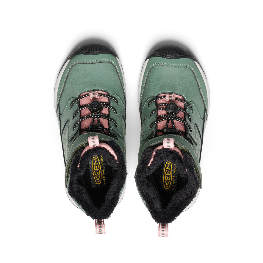 Little Kids' Skua Waterproof Winter Boot Dark Forest/Rose Elegance - Image 4