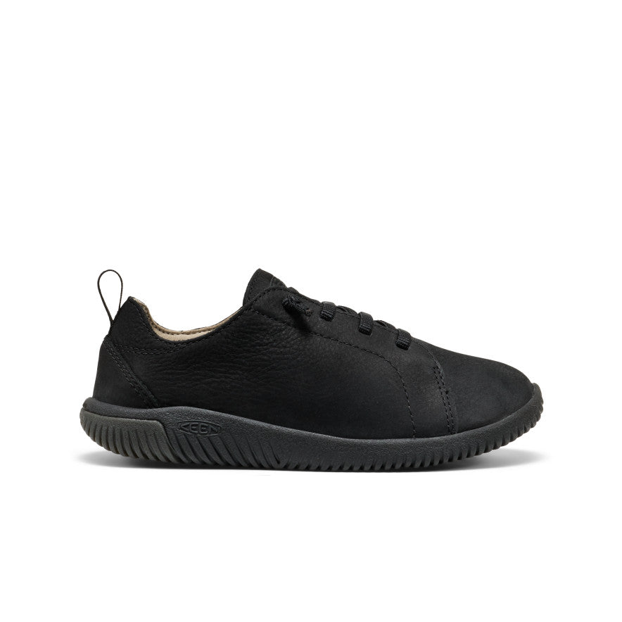 Big Kids' KNX Leather Sneaker Triple Black
