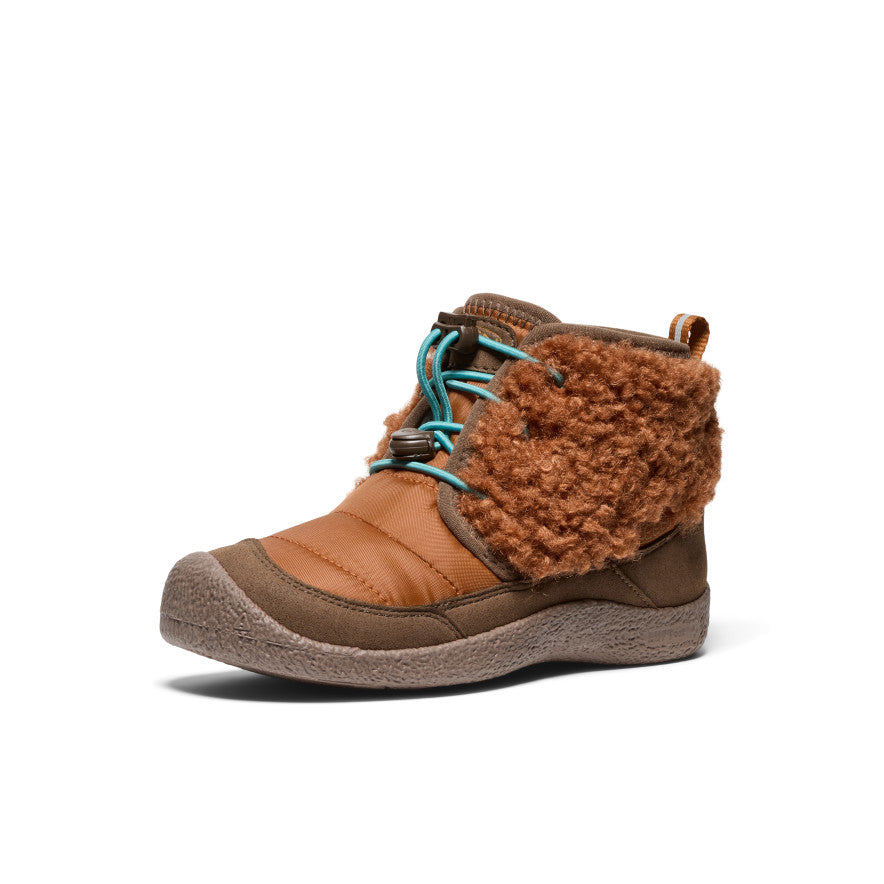 Big Kids' Howser II Waterproof Chukka Roasted Pecan/Dark Earth - Image 3