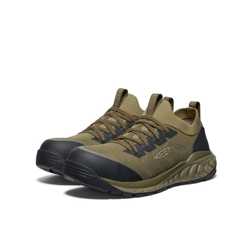Men's Arvada Shift Work Sneaker (Carbon Toe) Martini Olive/Black - Image 2