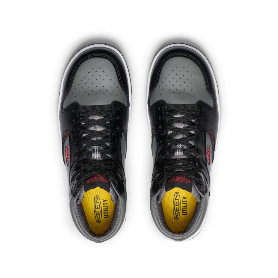 Men's Overton Mid Work Shoe (Carbon Toe) Steel Grey/Black - Image 5