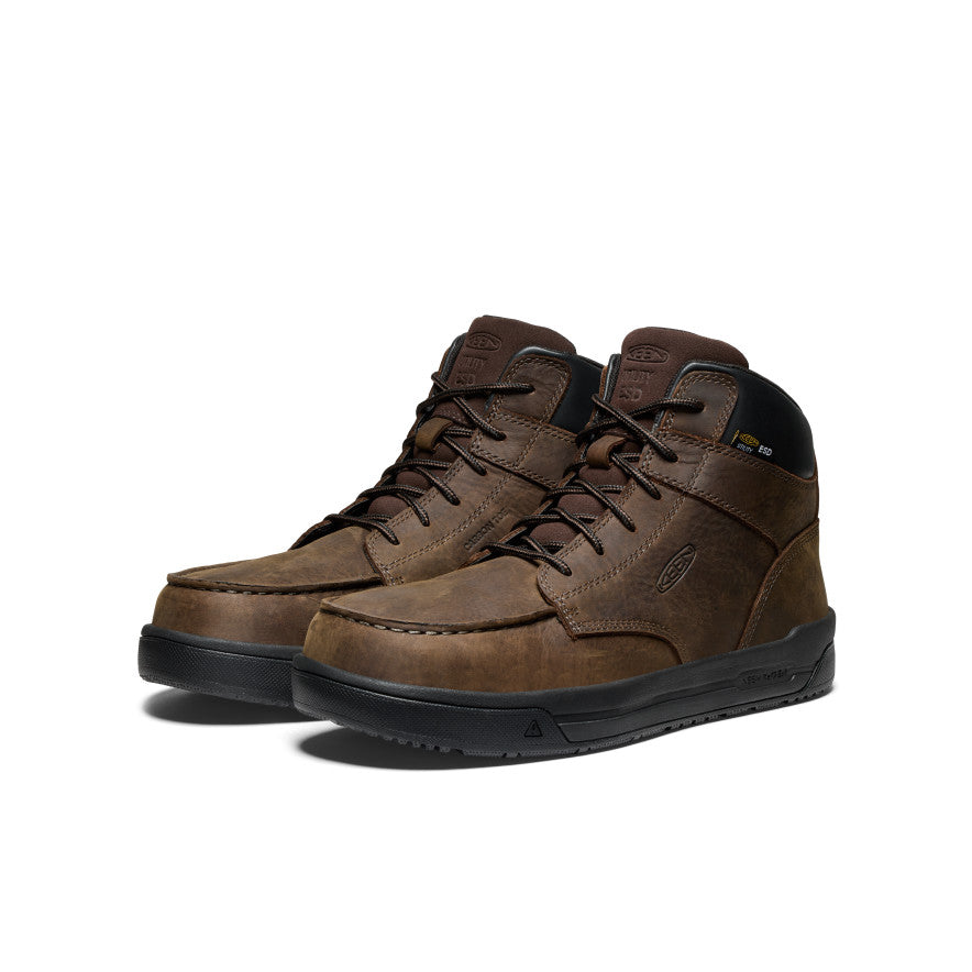 Men's Gibson ESD Boot (Carbon Toe) Cascade Brown/Black - Image 2