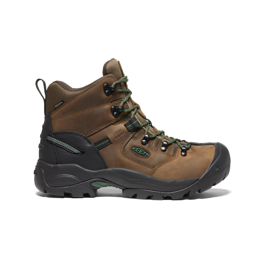 Men's Pittsburgh Energy 6" Waterproof Boot (Carbon Toe) Cascade Brown/Greener Pastures