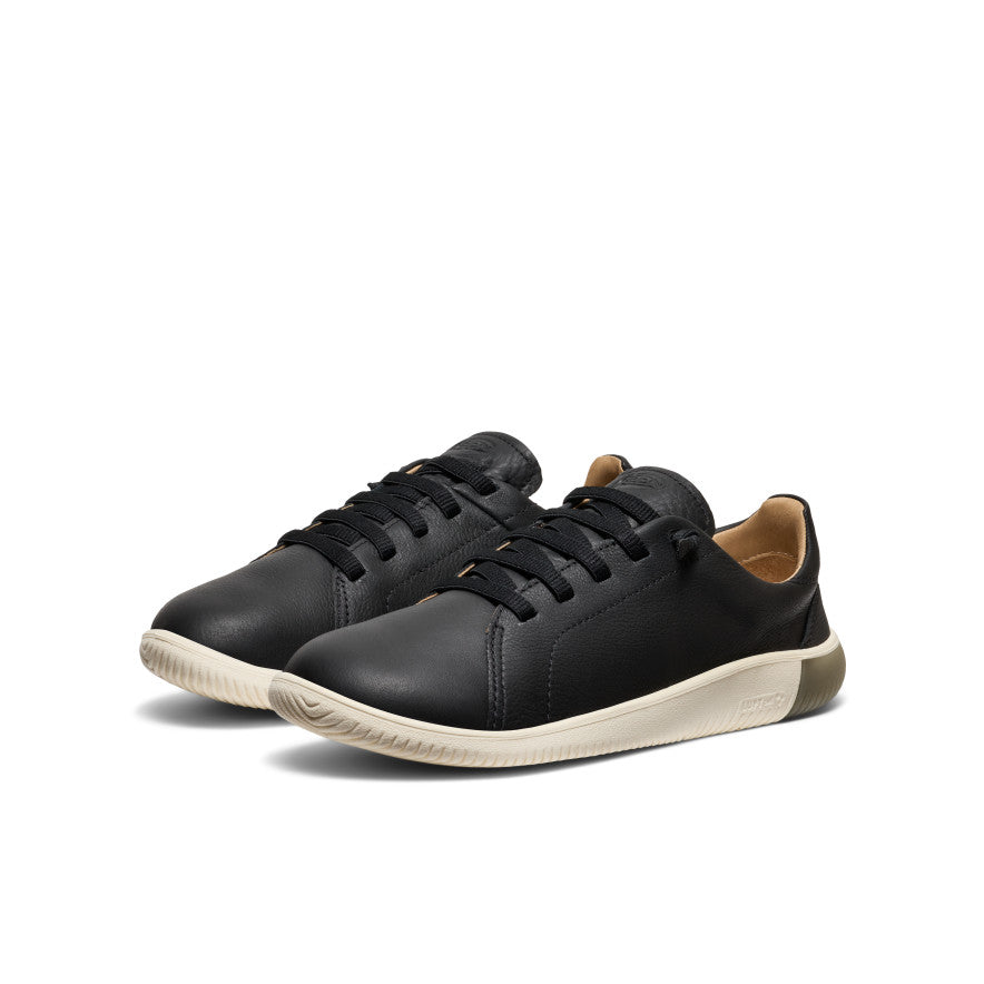 Men's KNX Leather Sneaker Black/Star White - Image 3