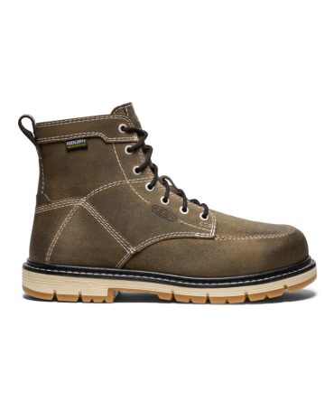 Women's San Jose 6" Waterproof 90° Heel Boot (Aluminum Toe) Steel Grey/Gum