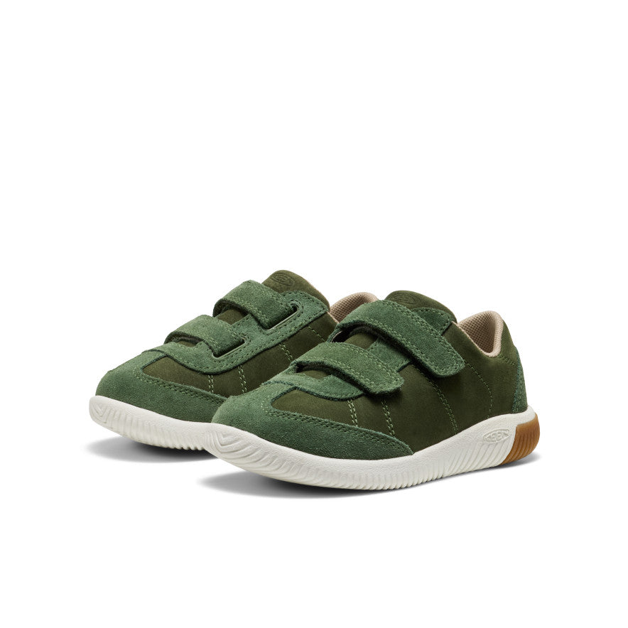 Little Kids' KNX T-Toe Sneaker Bronze Green/Star White - Image 2