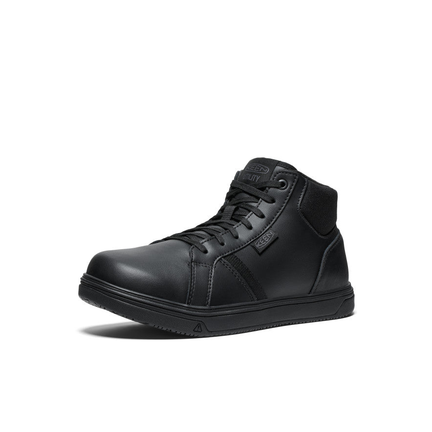 Men's PTC Kenton Mid Work Shoe (Soft Toe) Black/Black - Image 3