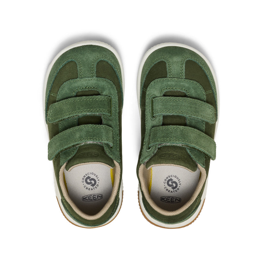 Little Kids' KNX T-Toe Sneaker Bronze Green/Star White - Image 4