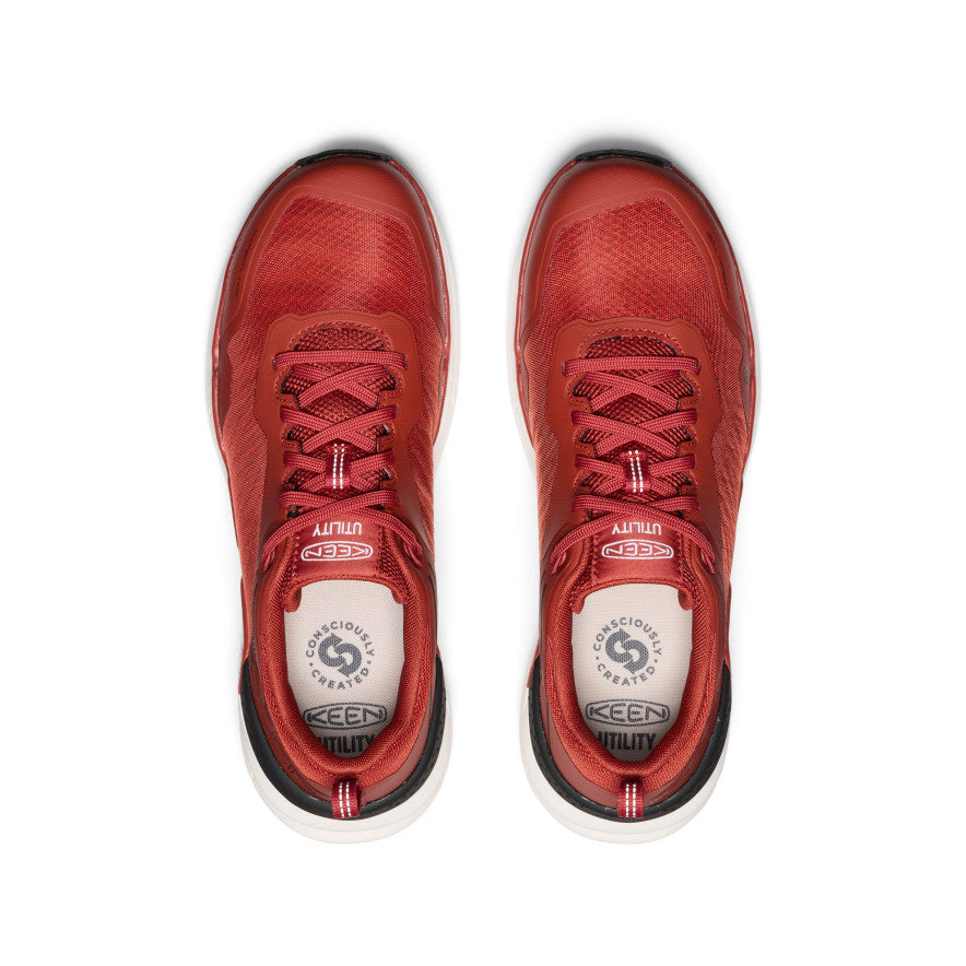 Men's Speedworks Work Sneaker (Carbon Toe) Red Ochre/Black - Image 4