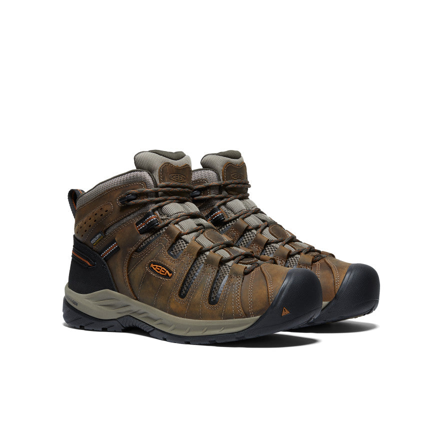Men's Flint II Waterproof Mid (Soft Toe) Black Olive/Brindle - Image 2