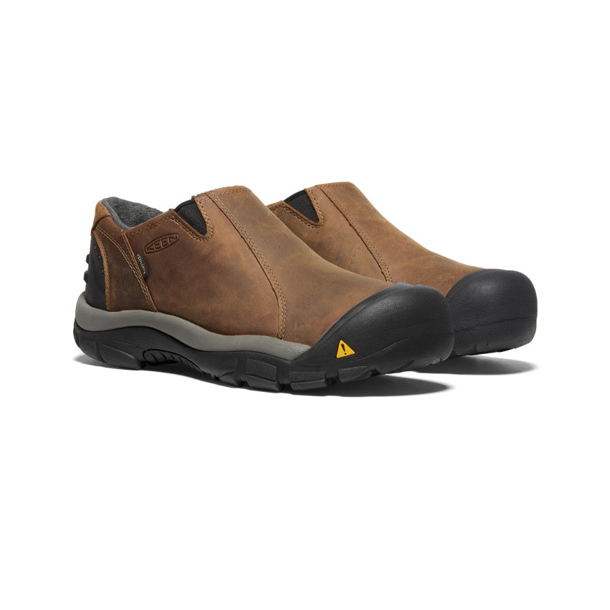 Men's Brixen Waterproof Low Slate Black/Madder Brown - Image 2
